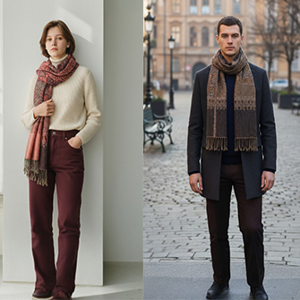 Schals und Tücher aus Indien