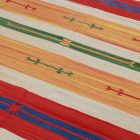 Indischer Kelim teppich 170x240 moderner Baumwollteppich