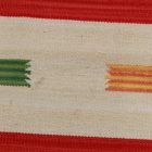 Indischer Kelim teppich 170x240 moderner Baumwollteppich