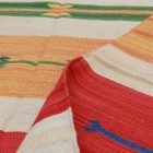 Indischer Kelim teppich 170x240 moderner Baumwollteppich