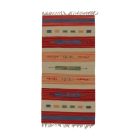 Indischer Kelim teppich 70x140 dünner Baumwollteppich