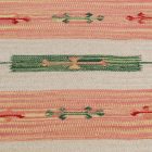 Indischer Kelim teppich 70x140 dünner Baumwollteppich