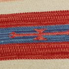 Indischer Kelim teppich 70x140 dünner Baumwollteppich