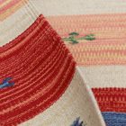 Indischer Kelim teppich 70x140 dünner Baumwollteppich