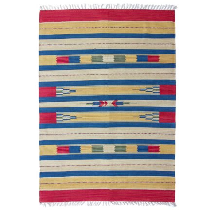 Indischer Kelim Teppich 120x180 moderner Kelim teppich aus Baumwolle