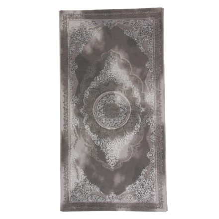 Klassischer Teppich grauer 80x150 Vintage muster maschinengewebter Teppich