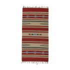 Indischer Kelim teppich 70x140 moderner Kilim