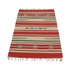 Indischer Kelim teppich 70x140 moderner Kilim