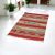Indischer Kelim teppich 90x150 dünner Baumwollteppich