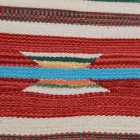 Indischer Kelim teppich 90x150 dünner Baumwollteppich