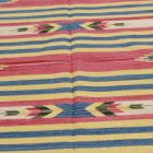 Indischer Kelim Teppich 140x200 moderner baumwolle Kelim