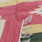 Indischer Kelim Teppich 140x200 moderner baumwolle Kelim