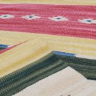 Indischer Kelim läufer 60x240 moderner Baumwollteppich