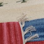 Indischer Kelim läufer 60x240 moderner Baumwollteppich