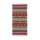 Indischer Kelim teppich 70x140 moderner Kilim