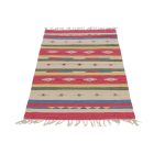 Indischer Kelim teppich 70x140 moderner Kilim