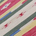 Indischer Kelim teppich 70x140 moderner Kilim