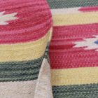 Indischer Kelim teppich 70x140 moderner Kilim