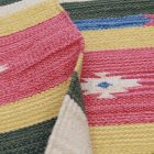 Indischer Kelim teppich 90x150 dünner Baumwollteppich