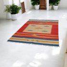 Indischer Kelim teppich 170x240 Indischer Kelim läufer