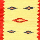 Indischer Kelim läufer 60x200 moderner Baumwollteppich