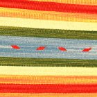 Indischer Kelim läufer 60x200 moderner Baumwollteppich