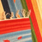 Indischer Kelim läufer 60x200 moderner Baumwollteppich