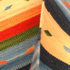 Indischer Kelim läufer 60x200 moderner Baumwollteppich