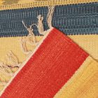 Indischer Kelim läufer 60x200 moderner Baumwollteppich