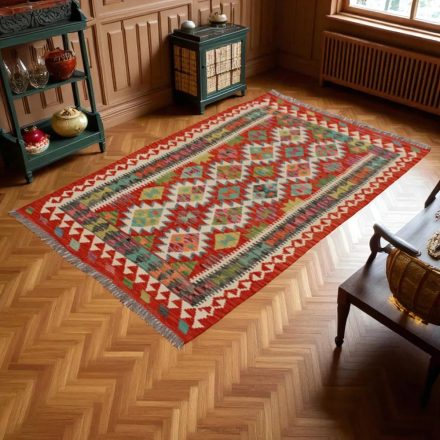 Kelim teppich Chobi 158x101 handgewebter wolle Kilim 