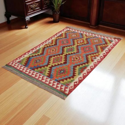 Kelim teppich Chobi 141x100 handgewebter wolle Kilim 