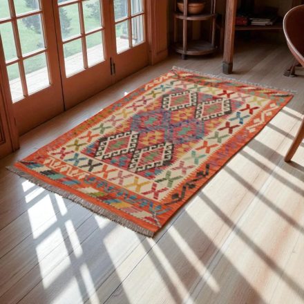 Kelim teppich Chobi 158x102 handgewebter wolle Kilim 