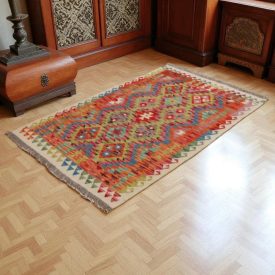 Kelim teppich Chobi 158x104 handgewebter wolle Kilim 