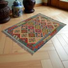 Kelim teppich Chobi 141x104 handgewebter wolle Kilim 