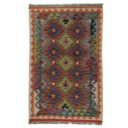 Kelim teppich Chobi 161x100 handgewebter wolle Kilim 