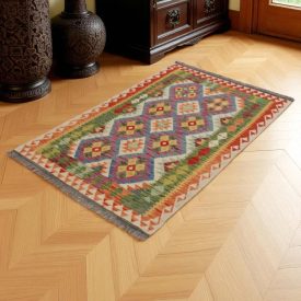 Kelim teppich Chobi 162x103 handgewebter Kelim teppich