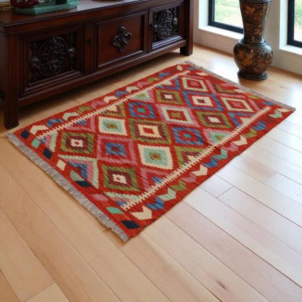 Kelim teppich Chobi 138x94 handgewebter wolle Kilim 