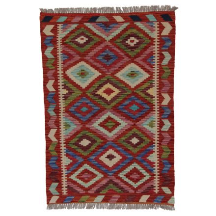 Kelim teppich Chobi 138x94 handgewebter wolle Kilim 