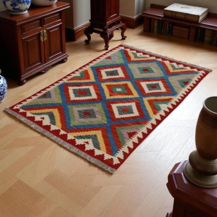 Kelim teppich Chobi 142x101 handgewebter wolle Kilim 