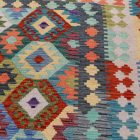 Kelim teppich Chobi 205x295 handgewebter Afghan Kilim