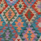 Kelim teppich Chobi 201x288 handgewebter Afghan Kilim