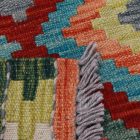 Kelim teppich Chobi 203x294 handgewebter Afghan Kilim
