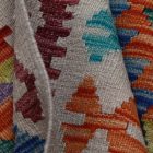 Kelim teppich Chobi 197x282 handgewebter Afghan Kilim