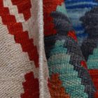 Kelim teppich Chobi 203x296 handgewebter Afghan Kilim