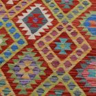Kelim teppich Chobi 205x287 handgewebter Afghan Kilim