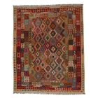 Kelim teppich Chobi 238x299 handgewebter Afghan Kilim