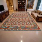 Kelim teppich Chobi 301x484 handgewebter Afghan Kilim