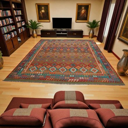 Kelim teppich Chobi 300x394 handgewebter Afghan Kilim