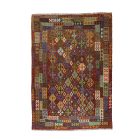Kelim teppich Chobi 246x350 handgewebter Afghan Kilim