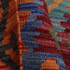 Kelim teppich Chobi 246x350 handgewebter Afghan Kilim